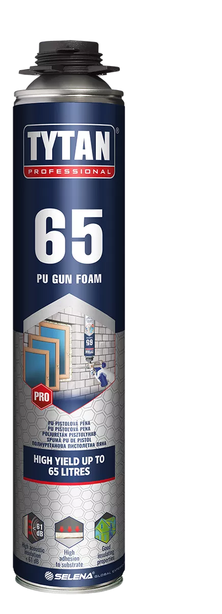 Spuma poliuretanica de pistol 65, Tytan Professional, 870ml, [],maxbau.ro