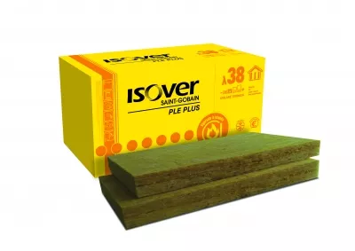 Vata bazaltica Isover PLE PLUS 10 cm grosime, 1000 x 600 mm 3.6 mp, [],https:maxbau.ro