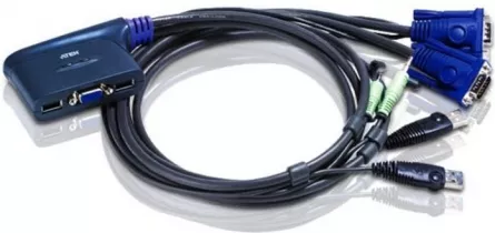 Cablu KVM Aten, 0,9 m, negru (CS62US-AT)
