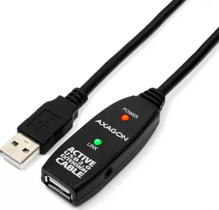 Cablu USB Axagon USB-A - USB-A 5 m Negru (ADR205)