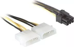 Cablu alimentare placa PCI Express 6 pini, Delock 82315