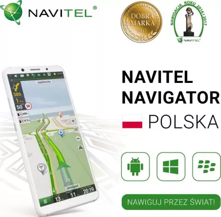 Harta de navigatie navitel Polonia Navigator pentru smartphone si tablete