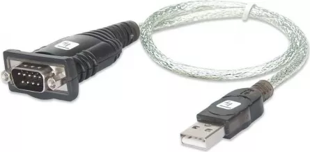 Cablu convertor Usb la Rs232/Com/db9, Techly