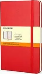 Moleskine Classic Red Notebook, Ruled Large, Moleskine