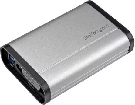 StarTech DVI-I - Adaptor AV DVI-I argintiu (USB32DVCAPRO)