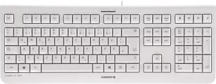 Tastatura Standard CHERRY KC 1000, Alb