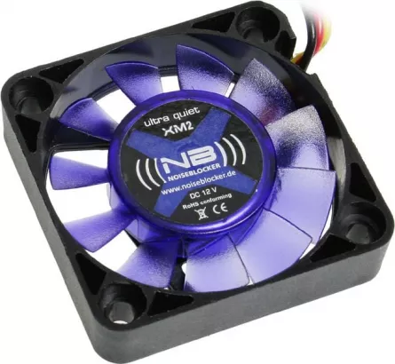 Ventilator PC Noiseblocker ITRXM2, BlackSilent Fan XM2 40mm, 14 dBA 