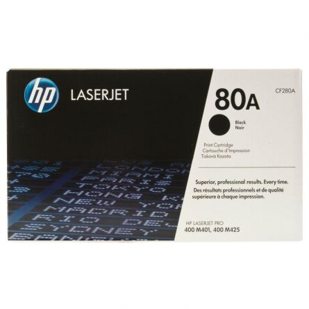 Toner HP CF280A, black, 2.7 k, Laserjet Pro 400 M401A HP ...