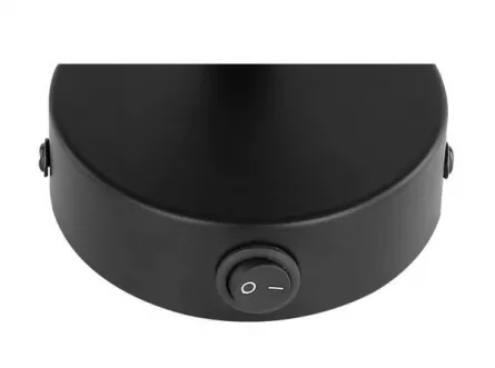 Aplica de perete Globo Martha 54008-1, Bec maxim 60W neinclus, Fara abajur, Negru