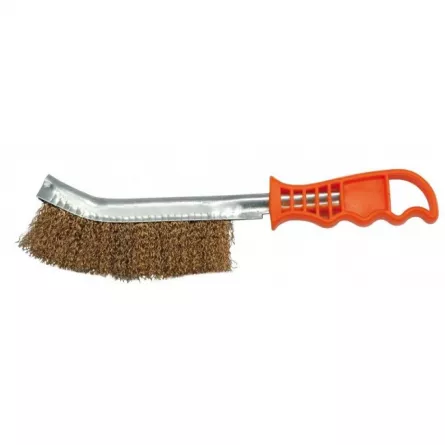 Perie de sarma cu maner de plastic 6965