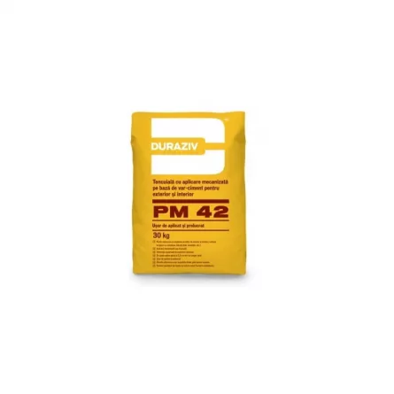 Tencuiala mecanizata pe baza de ciment Duraziv PM42 30 kg