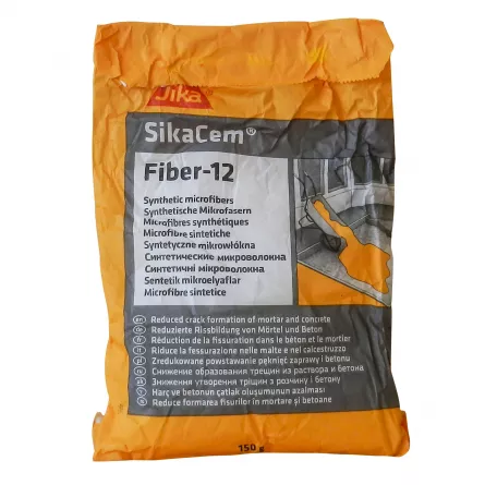Fibre polipropilena pentru mortar si beton Sika Fiber PPM 12 600 gr