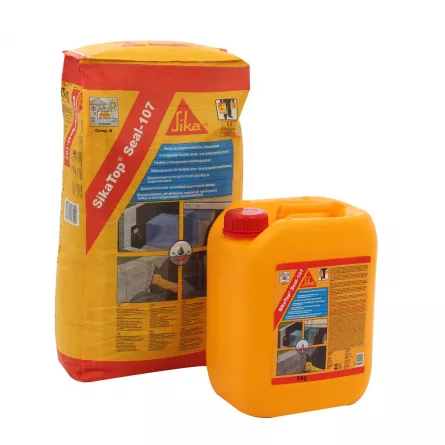 Mortar hidroizolant bicomponent Sika Top Seal 107(A+B) 25 kg