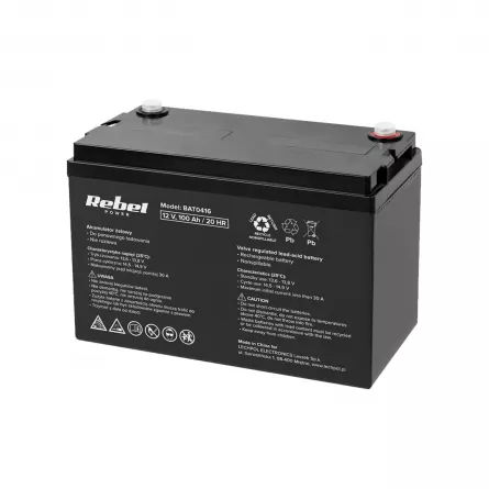 Acumulator cu gel BAT0416, tensiune 12 V, capacitate 100AH