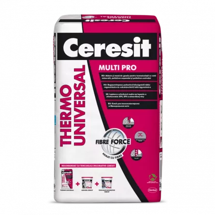 Adeziv Ceresit polistiren / vata minerala Thermouniversal 25 kg