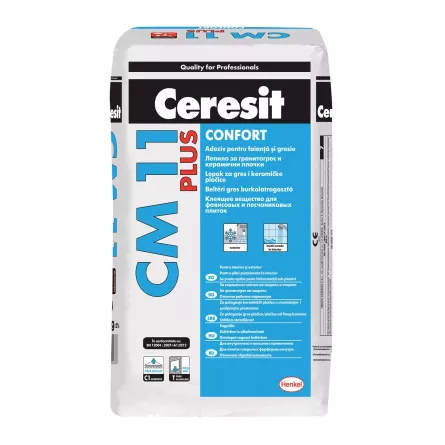 Adeziv gresie faianta interior / exterior Ceresit CM11 Plus 25 kg