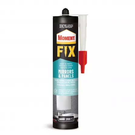 Adeziv pentru montaj, oglinzi/sticla, pentru interior, Moment Fix Mirrors & Panels, ambalare 440 g