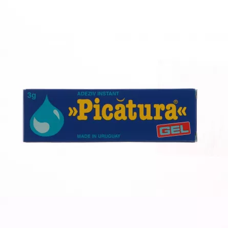 Adeziv universal, Picatura gel, ambalare 3 g