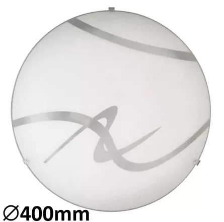 Aplica de interior, model Soley D400 1819, 2 x E27, culoare alba