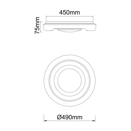 Aplica LED 40W Rada 483111-40