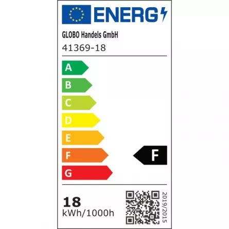 Aplica Led Burro 18W+3W RGB, 41369-18