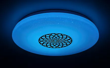 Aplica LED Rabalux 5364, model Ophelia, diametrul 400 mm, putere 24 W, RGB WIFI