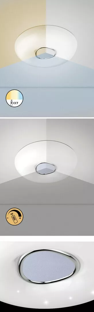 Aplica LED Tayla D500 60W 3328, 4200 lm, reglabila 3000-6500K, IP20