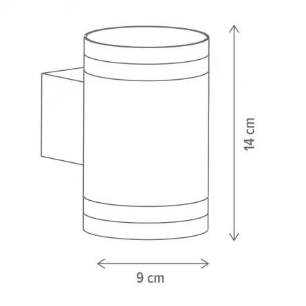 Aplica solara LED, pentru exterior, Sunrise, putere 1.6 W, culoare gri, Klausen KL190002