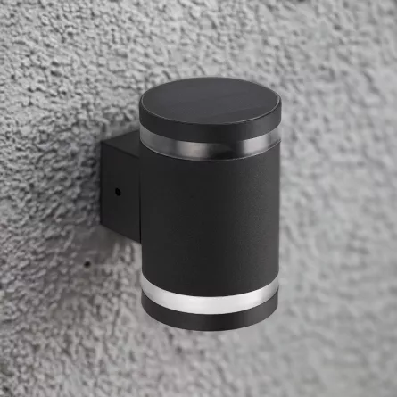 Aplica solara LED, pentru exterior, Sunrise, putere 1.6 W, culoare gri, Klausen KL190002