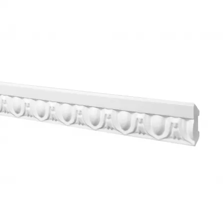 Bagheta decorativa Marbet din polistiren  B-2  32x32x2000 mm   lungime 2 m  culoare alb