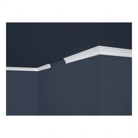 Bagheta decorativa Marbet din polistiren Lux E-2  17x25x2000 mm lungime 2 m culoare alb