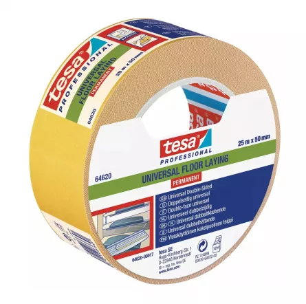 Banda dublu adeziva, Tesa TS 64620, dimensiune 25 X 50