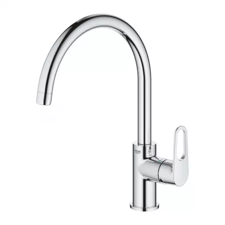Baterie bucatarie Grohe Bauflow, monocomanda, finisaj cromat