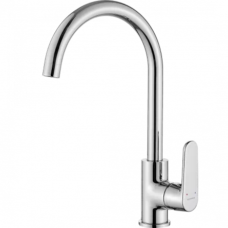Baterie bucatarie pipa inalta Dima BQD 068D, monocomanda, crom