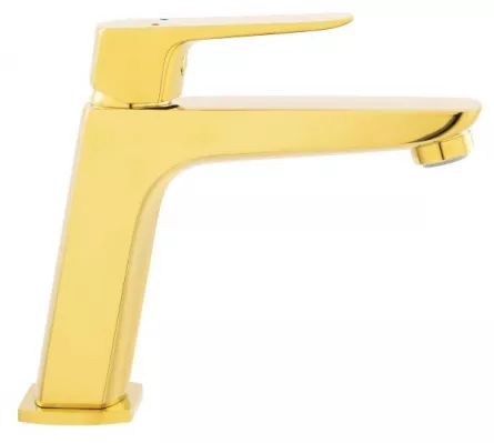 Baterie lavoar Ferro Vitto Gold Verdeline BVI2VLG, monocomanda, auriu