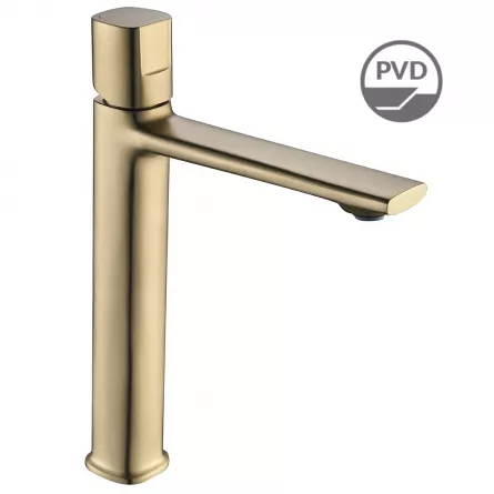 Baterie lavoar inalta Tores BVT G2ND, monocomanda, auriu