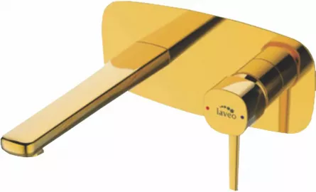 Baterie lavoar Laveo Pola BAP G22P, incastrabila, monocomanda, auriu