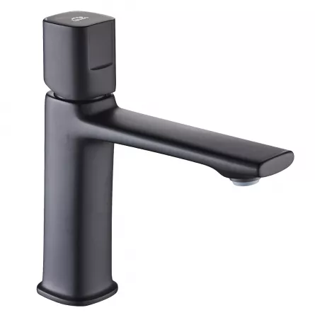 Baterie lavoar verticala Laveo Tores BVT 722D, monocomanda, negru