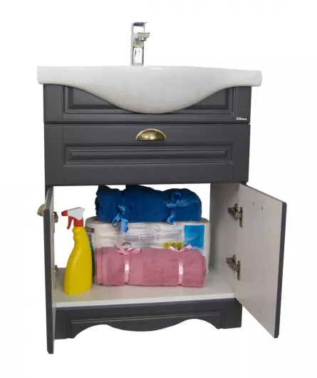 Baza MDF si lavoar Seria 172, 65cm, antracit