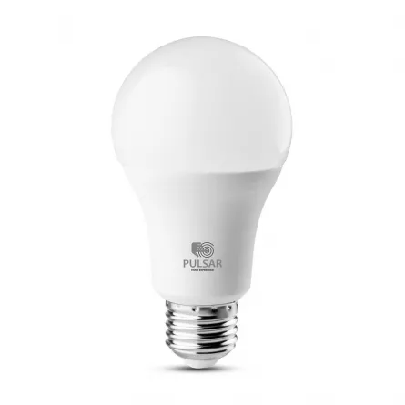 Bec LED smart Tuya, A60, putere 10 W, dulie E27, RGB, conexiune Wi-Fi
