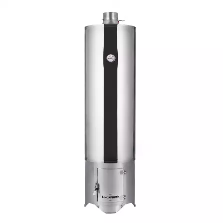 Boiler baie 110 L, combustibil solid + soba – INX 110