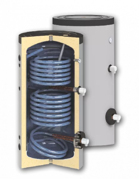 Boiler Radox DOX WT2 300, cu doua serpentine, 300 L