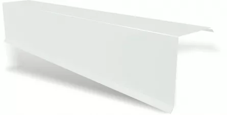 Bordura fronton standard Rufster Eco 0,45 mm grosime, 9002 alb lucios