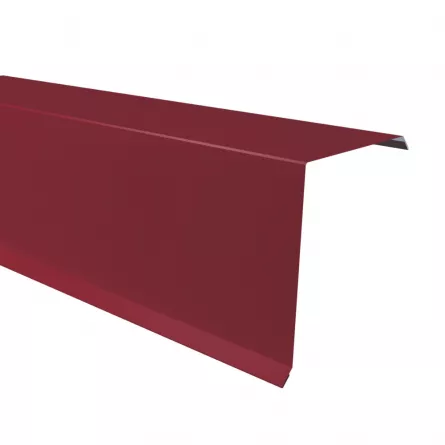 Bordura fronton standard Rufster Premium 0,5 mm grosime, 3005 MS visiniu mat structurat