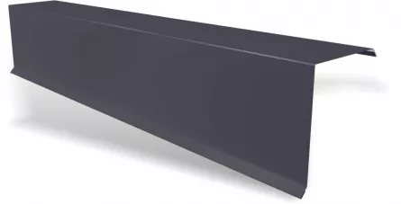Bordura fronton standard Rufster Premium 0,5 mm grosime, 7016 MS gri-antracit mat structurat