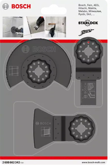 Bosch set de 3 accesorii pentru multifunctionala 2.607.017.324