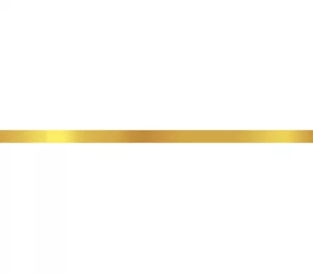 Brau decorativ SUPER GOLD 2.5x75 cm, auriu lucios