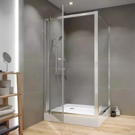 Cabina de dus, Cersanit IVA S166-001, dimensiune 90 x 90 x 185 cm