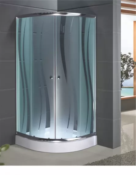 Cabina dus 532, cu model, cada joasa, 90x90x195 cm