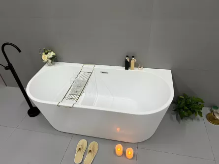 Cada Freestanding AF241, dimensiune 170 x 80 x 59 cm, culoare alba